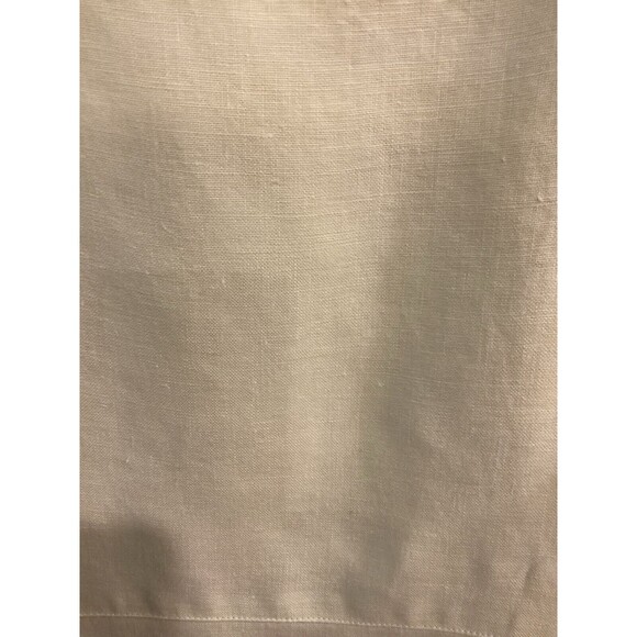 J JILL Shift Dress Womens 22W Knee Sleeveless Linen Pullover Green Yellow - Picture 7 of 10